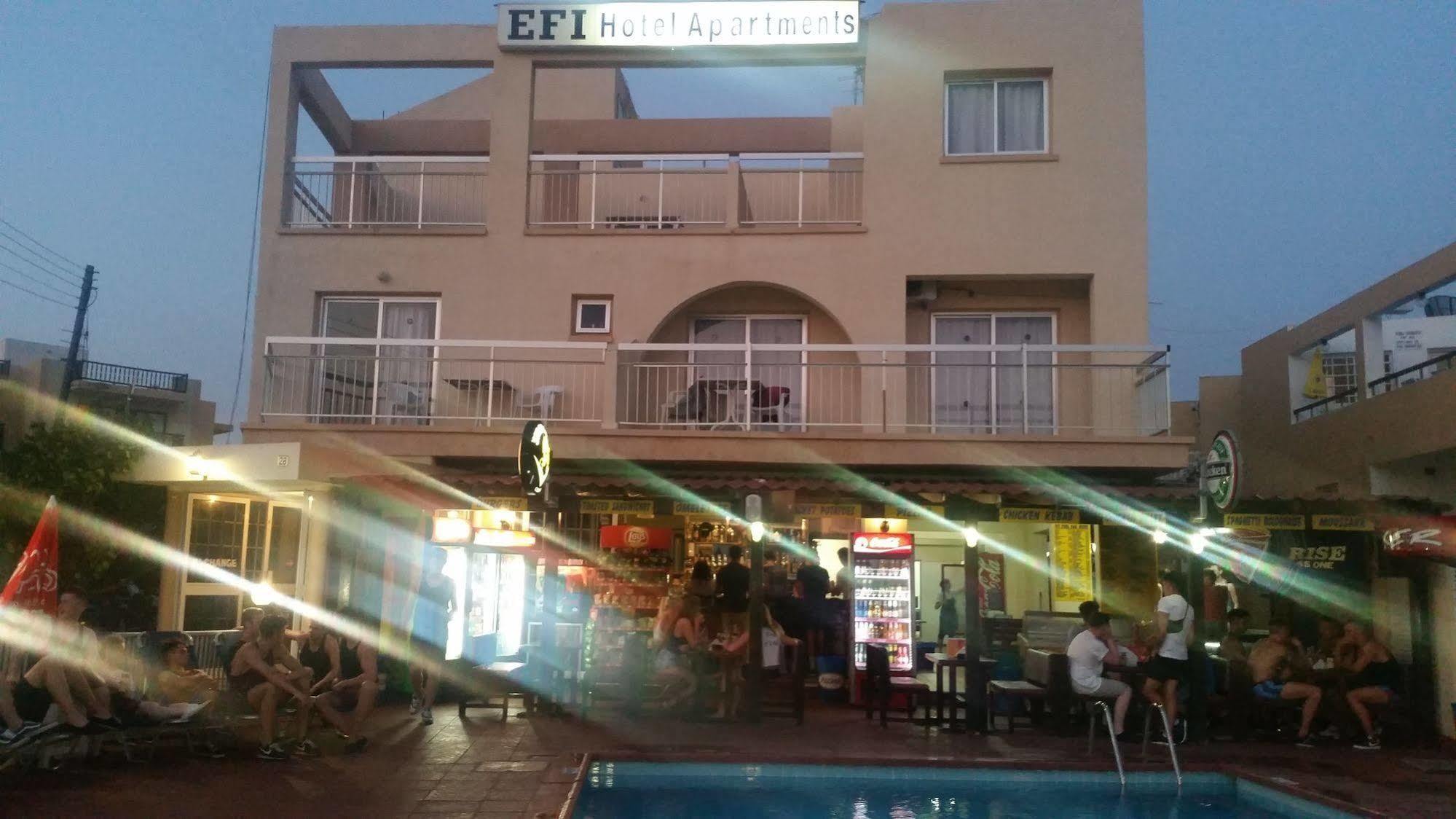 Efi Hotel Apts Agia Napa Exterior foto